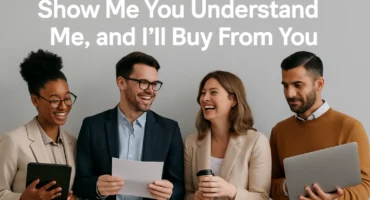 Show Me You Understand Me, and I’ll Buy From You2 Clear Blue Prospecting